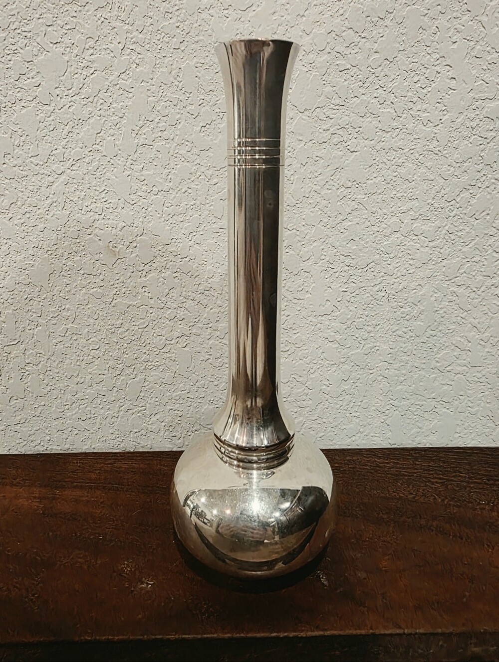 Silver-plate Vintage Vase